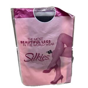 Vintage Silkies Microfiber Trouser Socks Regular Black 911028